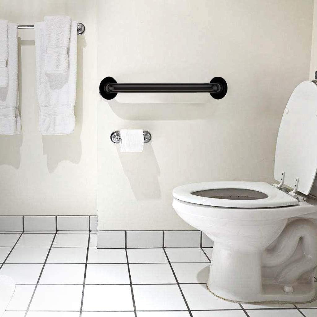 2 Pack 12 Inch Oil Rubbed Black Shower Grab Bar,  Stainless Steel Elderly Safety Bars, Bathroom Shower Balance Bar, Hand Rail Support, Handicap Senior Disabled Assist Bath Handle (1" Diameter)